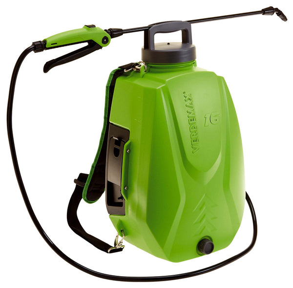 Pompa Irroratrice a Zaino a Batteria da Giardino 16 Litri Verdemax Futura Verde sconto
