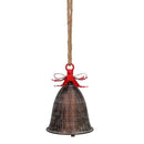 Campana metallo marrone cm Ø18x24