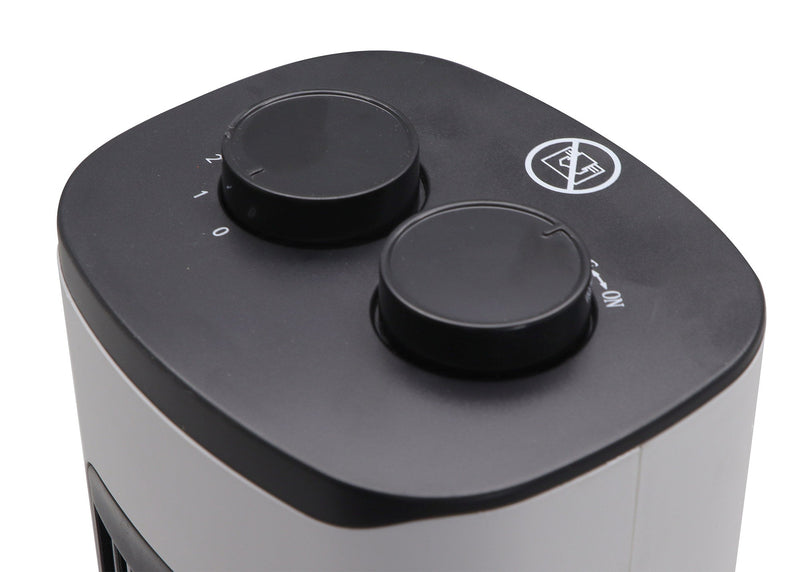 Stufa Elettrica ad Infrarossi 23x23x61,5 cm 800W Moel Maui 840C Bianca