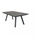 Tavolo Zante Allungabile 200/300x110x75 h cm in Alluminio Taupe