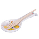 Poggiamestolo 27,8x12,4x3,5 cm  in Ceramica VdE Tivoli 1996 Infinito Pantelleria