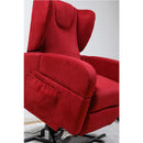 Poltrona Relax Elettrica Tamara con Alzapersona Lift 2 Motori in Microfibra Bordeaux