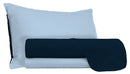 Set Lenzuola Sopra Sotto e Federe Doubleface Blu Scuro\/Azzurro Varie Misure