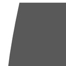 Cassettiera 4 Cassetti Onda 98x40x81,5 cm Finitura in Melamina Antracite Opaco 