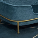 Cuccia Rialzata per Gatti e Cani 63,5x43x24,5 cm  Blu