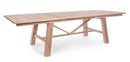 Tavolo Allungabile da Giardino 220/300x100x77.5 cm in Legno Teak Maryland Natural