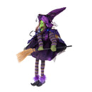 Set 2 Streghe con Scopa H 37 cm