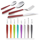 Servizio Set di Posate 24 Pezzi in Acciaio Eme Wave Vari Colori