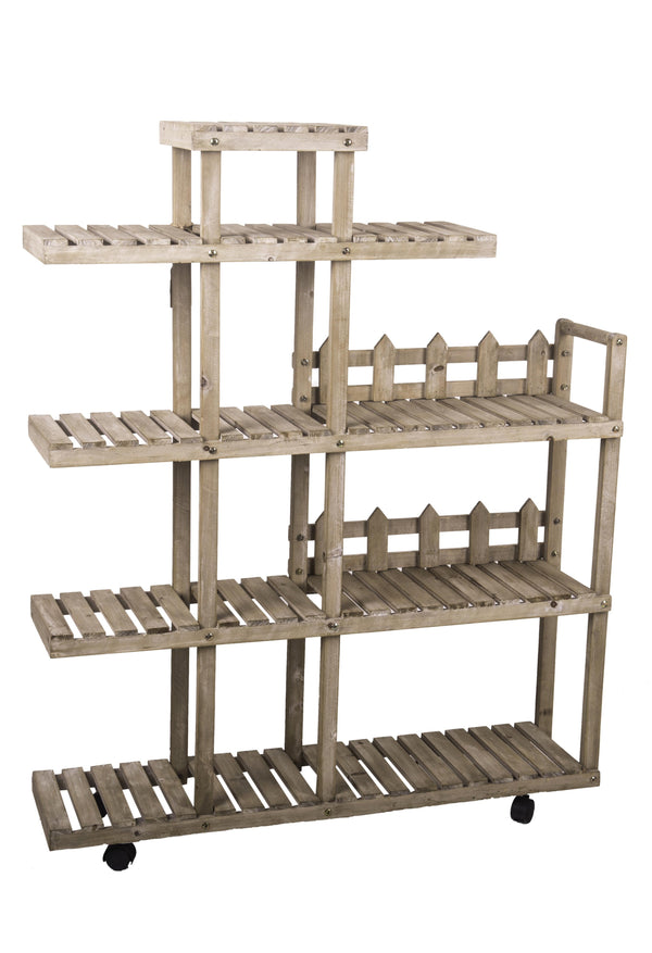 Scaffale Portavasi 5 Livelli H 110 cm Legno prezzo