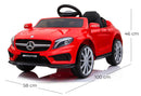 Macchina Elettrica per Bambini 6V con Licenza Mercedes AMG GLA 45 Rossa
