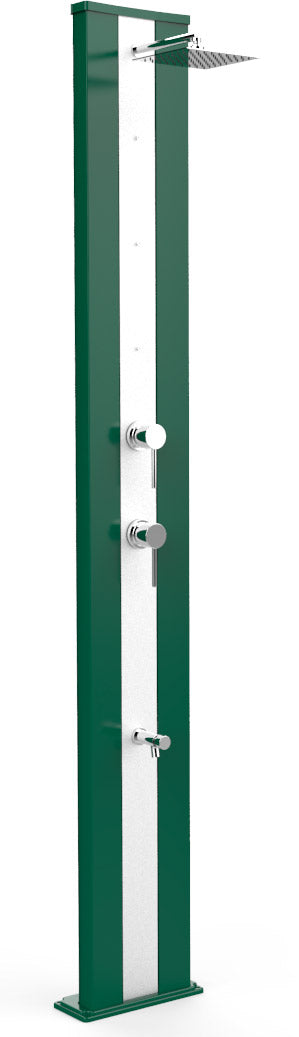 sconto Doccia da Giardino Miscelatore Nebulizzatore e Lavapiedi Arkema Dada S Fascia Inox Verde scuro