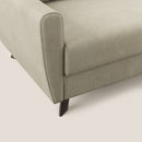 Divano Letto 2 Posti 168x97x96 cm in Tessuto Panna