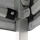 Gazebo Richiudibile Pieghevole 3x4,5m in Acciaio e PVC Impermeabile Bianco