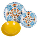 Servizio Piatti 18 Pezzi in Porcellana e Gres VdE Tivoli 1996 Italian Beauty