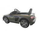 Macchina Elettrica per Bambini 12V Licenza Ufficiale Audi R8 New Spyder con Telecomando e Sedile in pelle Grigio