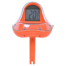 Termometro Digitale con Base Ricevente per Piscina 14x14,5x23cm Jilong Arancio