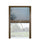 Zanzariera a Plisse per Finestra 85x160 cm Riducibile Bronzo
