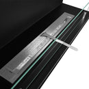 Camino a Bioetanolo da Incasso ad angolo 90x24,5x45 cm Trevi 90 Nero 