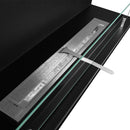 Camino a Bioetanolo da Incasso ad angolo 90x24,5x45 cm Trevi 90 Nero 