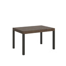  Tavolo Allungabile 140-400x90x77 cm Everyday Noce Gambe Antracite