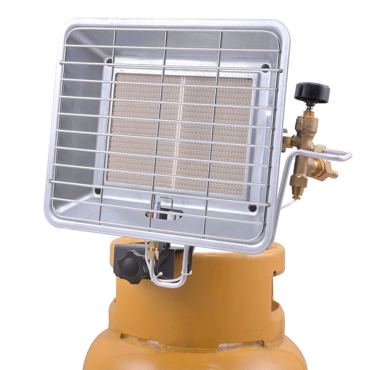 Stufa Riscaldatore a Gas Gpl su Bombola da Interno 3,5 kW Qlima BGHX145 Silver