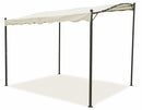 Pergola Gazebo da Giardino in Metallo 3x2,5m Soriani Ecrù