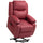 Poltrona Alzapersona Reclinabile con Poggiapiedi e Telecomando 76x90x105 cm Rosso