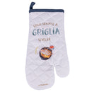 Guanto Cucina Griglia Griglia in Cotone VdE Tivoli 1996 Le Travisate Bianco