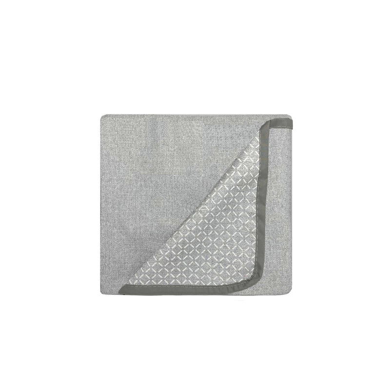 Copridivano con Copri Braccioli in Poliestere Grigio Varie Misure