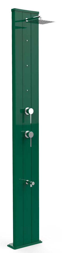 Doccia Solare da Giardino 40L Miscelatore Nebulizzatore e Lavapiedi Arkema Dada S Verde acquista