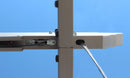 Pergola da Giardino 3x3m  in Alluminio Tortora Telo Grigio