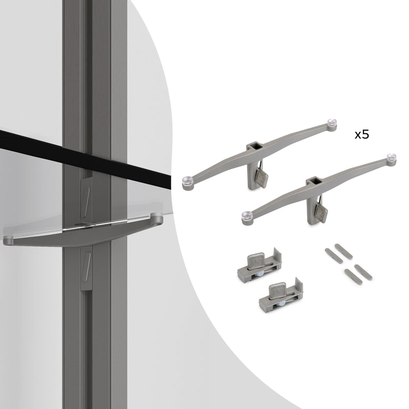 Set Staffe per Mensola in Zama Emuca 