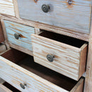 Mobile Greg 108x38x89 h cm in Legno Multicolor