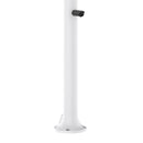 Doccia da Giardino ad Acqua Fredda in Alluminio con Timer e Lavapiedi Sined Luna Bianco 