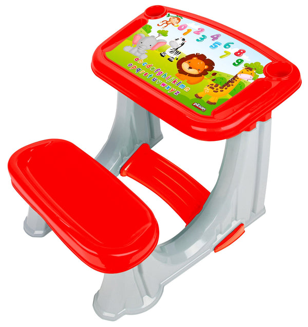 acquista Banchetto Studio Scuola per Bambini 62x78x50 cm Rosso