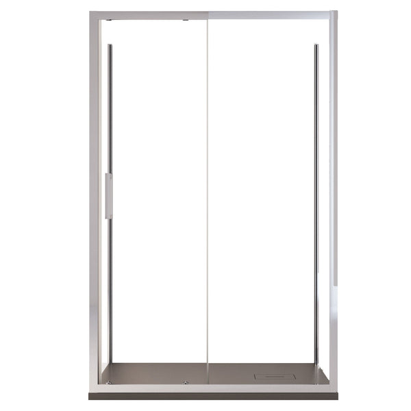 Box Doccia 3 Lati 1 Anta Scorrevole in Cristallo Trasparente 6mm H195 Bonussi Edvige Varie Misure sconto