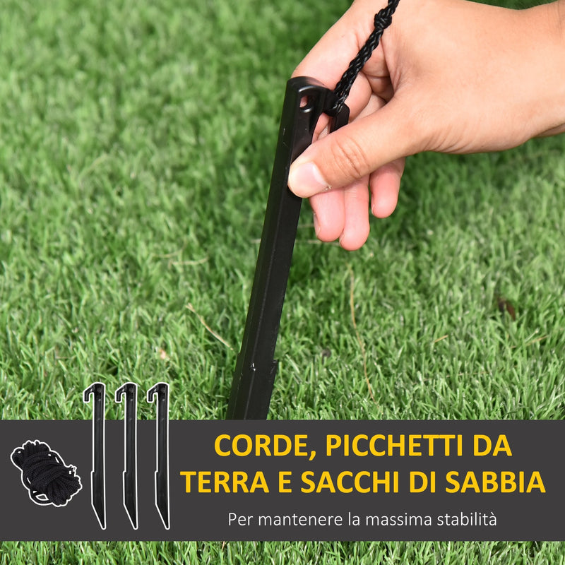 Babbo Natale Gonfiabile Luminoso con Luci LED 240 cm 