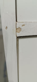 Cassetiera con 4 Cassetti in Legno Paulownia Bianco Fadi Seconda Scelta