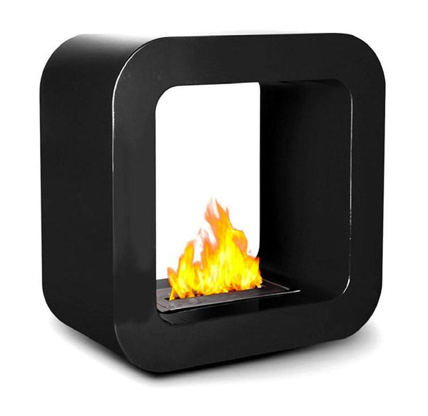 Camino a Bioetanolo da Tavolo 42x23x42 cm Bruxelles Nero sconto