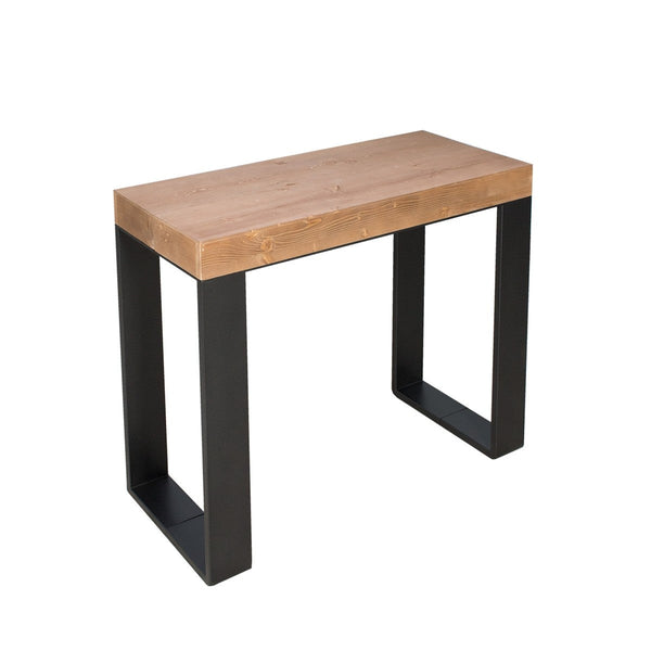 Consolle Allungabile 90-190x40x77 cm in Nobilitato Marrone prezzo