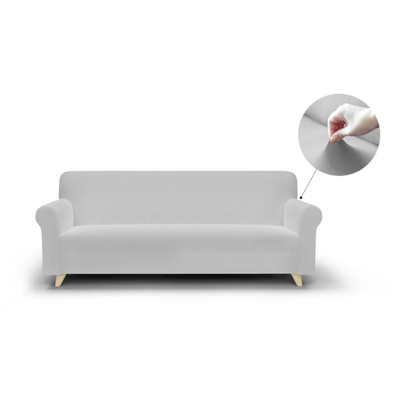 prezzo Copridivano Elasticizzato in Poliestere Dahlia Grigio Chiaro Varie Misure