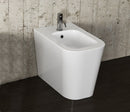 Bidet Filo a Muro in Ceramica 55x35x42cm TFT Galaxy Bianco