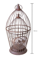 Set 2 Gabbie Metallo 37x37 H 83 cm