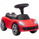 Auto Cavalcabile per Bambini 18-36 Mesi Licenza Porsche 63x28,5x38 cm con Clacson Fari Suoni in PP Rosso      