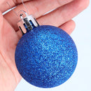 Set 24 Palle di Natale Ø7 cm Blu per Alberi