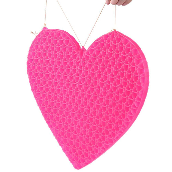 Cuscino Gel Multifunzione a Forma di Cuore a Nido d'Ape sconto