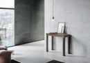 Consolle Allungabile 90-196x40x77 cm in Nobilitato Noce