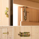 Casetta Box da Giardino 2,8x2 m Senza Pavimento in Legno Picea Massello 16mm Eden