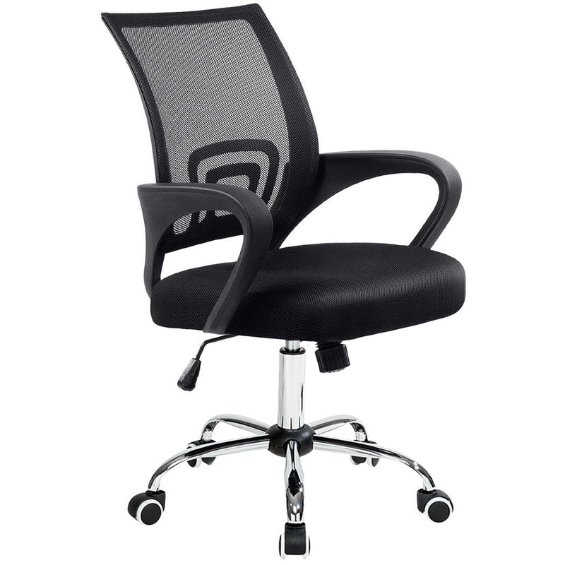 Sedia Poltrona Direzionale da Ufficio con Schienale Traspirante Grigio