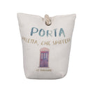 Fermaporta  20x10x20 cm 100% poliestere VdE Tivoli 1996 Le Travisate Bianco